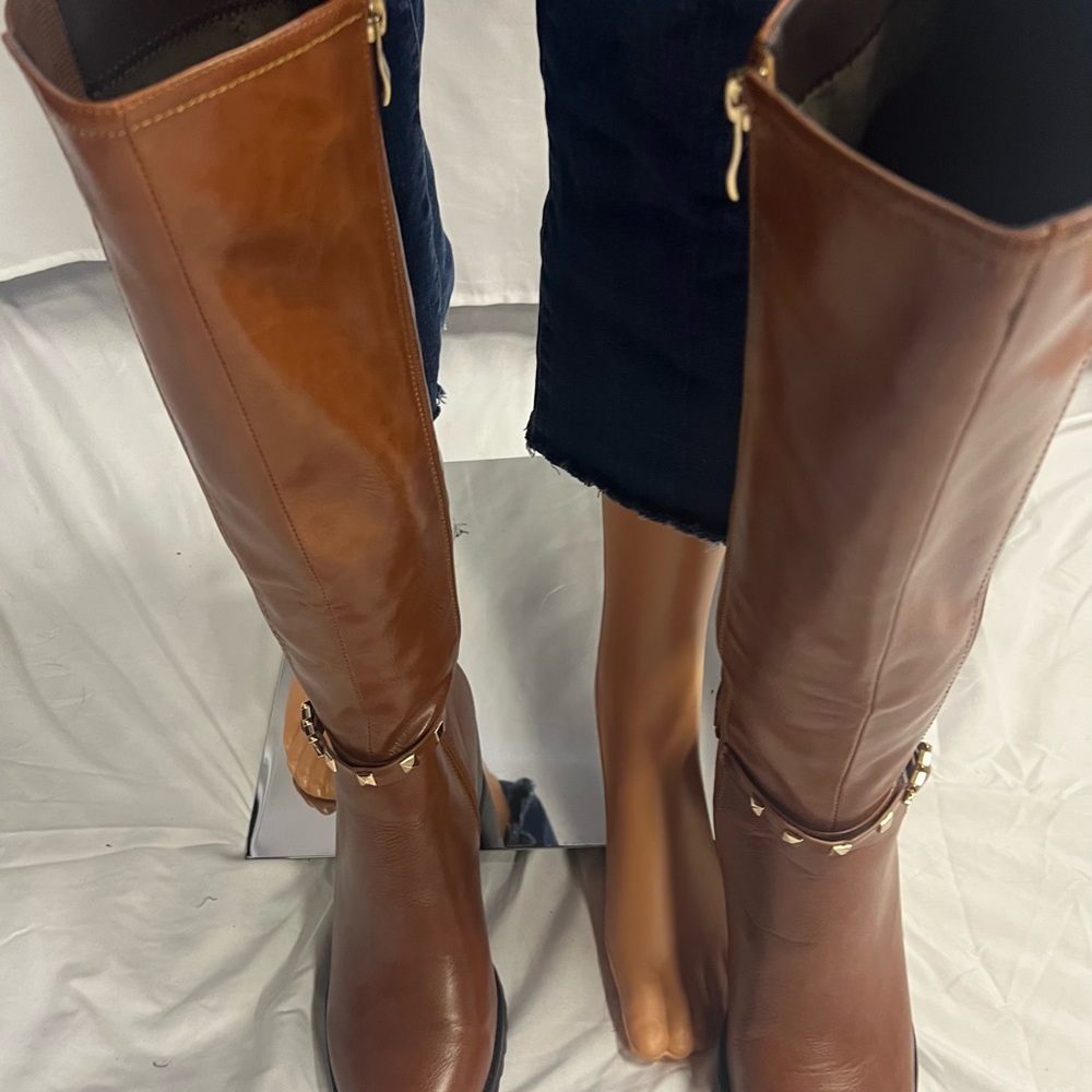 Chic Tan Over the Knee Boots